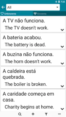 Portuguese - English android App screenshot 4