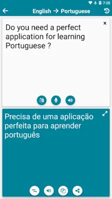 Portuguese - English android App screenshot 5