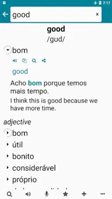 Portuguese - English android App screenshot 6